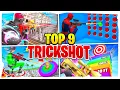 best 9 TRICKSHOT maps in Fortnite CREATIVE 2 0 - fortnite trickshot map code 2023
