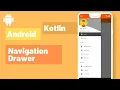 Part 1 Learn to build a custom Navigation Drawer with Navigation components in Kotlin