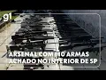 Download Lagu Jornal Hoje: Arsenal milionário com 110 armas é descoberto em sítio de São Roque, interior de SP