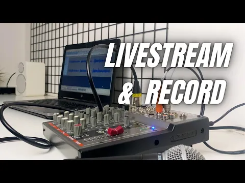 Download MP3 Mixer to Computer without USB Audio Interface - Recording and Livestream