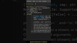 Quotes Generator in Python Get Random Quotes