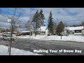 Snow Day at Pine Hill Cemetery Funeral A Walking Tour