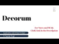 Decorum Literary Terms UGC NET NTA TGT PGT English