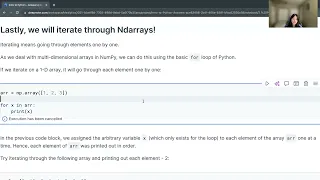 8 Iterating NumPy Arrays