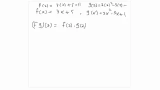 Solution Problem 19 Take home test 1 Intermediate algebra - Functions