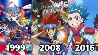 Download EVOLUTION OF BEYBLADE FROM 1999-2023 | All Beyblade Theme Songs MP3