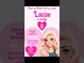Pink Doll Birt ay Invitation