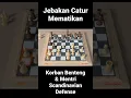 Lagu jebakan catur mematikan korban benteng \u0026 Mentri scandinavian defense