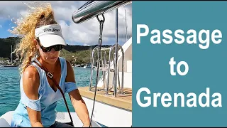 Sailing our Leopard 45 Catamaran from Bequia to Grenada in 2023. E87