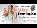Kurt Geiger Mini Kensington flap bag review what fits storytime an unboxing