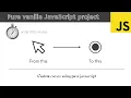 Custom cursor using pure JavaScript Pure JavaScript project