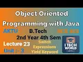OOPs with Java Unit 3 Lec 23 Switch Expressions and Yield Keyword B Tech AKTU 2 Year 4th Sem