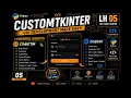 Button Entry widget CustomTkinter LH05