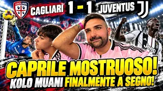 PAREGGIO INGIUSTO! CAGLIARI 1-1 JUVENTUS | REACTION DALLO STADIO HD! CAPRILE SUPERMAN 😱