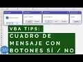 Show message box in Excel VBA with buttons Yes No using MsgBox EXCELeINFO