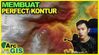 Download Tutorial Making Contour Lines Smooth Major / Minor + Hillshade (Topography) || ArcGIS MP3