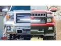 2014-2018 GM 1500 Hidden 30-inch Curved Cree LED Light Bar Grille Mount Kits by Rough Country