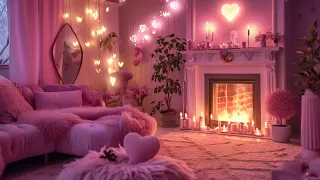 Cozy Pink Valentine s Ambience LoFi Vibes