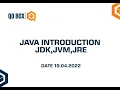 Java Introduction JDK JVM JRE QO-BOX