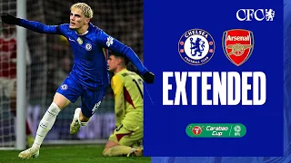 chelsea 2 3 arsenal highlights extended carabao cup 2025 26
