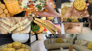 روتين الشطارة👌🏻خبز طاجين بالدقيق فقط👌🏻و النتيجة👍لمقيعدات الله الله😋بيتزا كاري مقرمشة و بنتها بنة❤️
