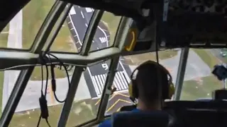 Pilot Nosedives for Runway