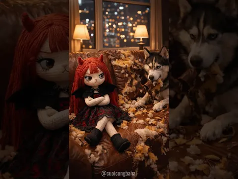 Mira và em chó Husky phiền phức! | Cuoicungbahai | #ai #kpopdemonhunters #funny
