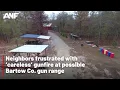 Neighbors frustrated with careless gunfire at possible Bartow Co gun range