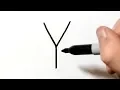 How to Draw a Yak after Writing the Letter Y - LetterToons