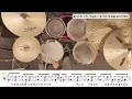 MJ (써니사이드), 순순희 (지환) - 사랑해요 feat. 미유 (Mew) 드럼 연주, 드럼 악보 커버 (Drum Cover)