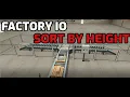 Factory IO - Sort by height