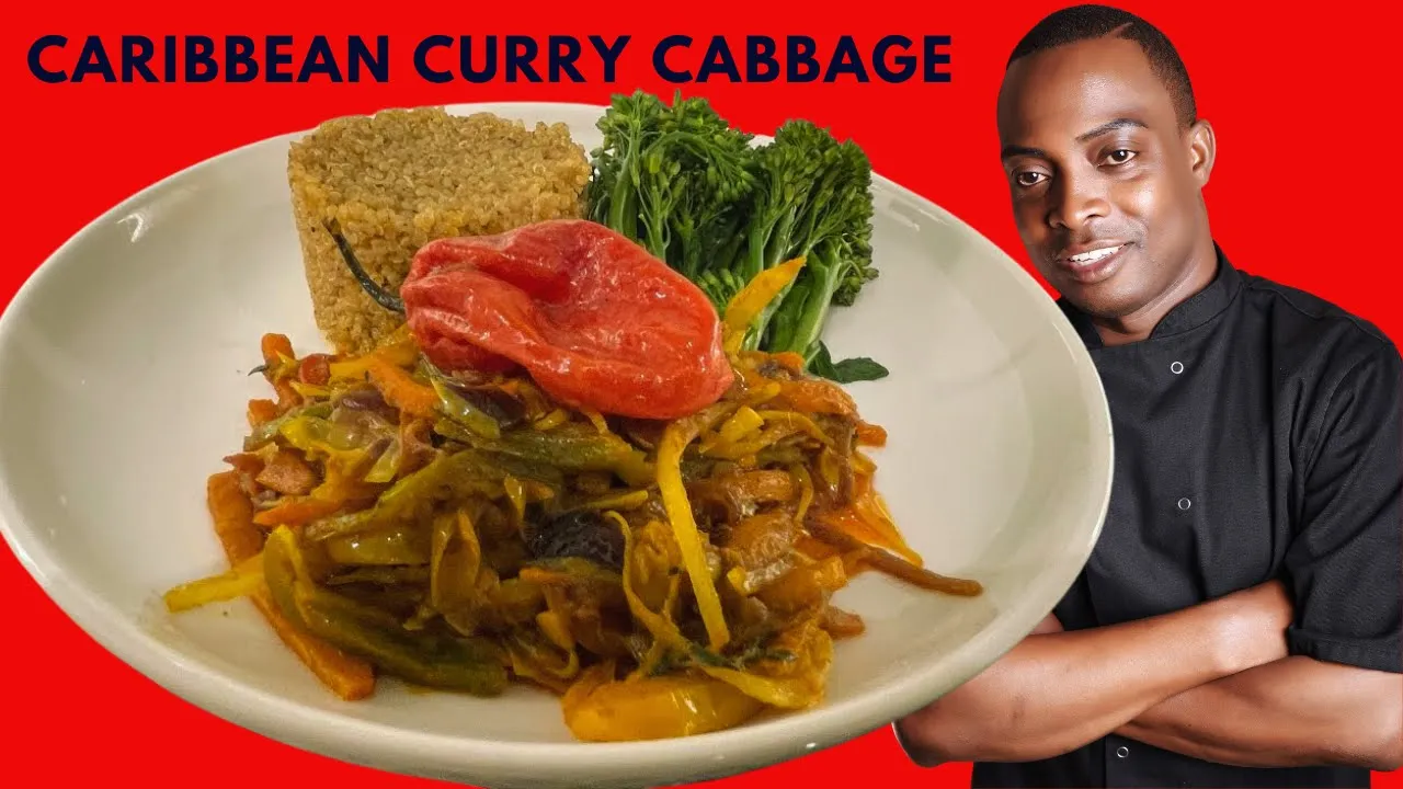 Caribbean Curry Cabbage With A Twist Best Vegan Dinner