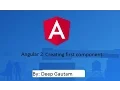 Angular 2 creating first component