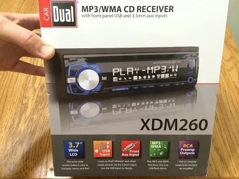 Download MP3 Dual XDM260 MP3/WMA CD Receiver - First Impressions \u0026 Unboxing!