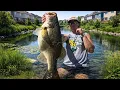 I Fished for 10lb Bass In Neighborhood Pond s PB CAUGHT