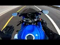 First Ride on a 600cc Motorcycle Suzuki GSXR 600 NEW BIKE