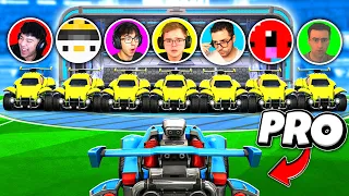 Can I 1v7 The GOOFY GANG in Rocket League?