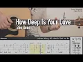 Download Lagu How Deep Is Your Love - Bee Gees | Fingerstyle Guitar | TAB tutorial + Chords + Lyrics