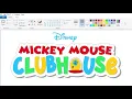 How to draw the Mickey Mouse Clubhouse logo using MS Paint How to draw on your computer