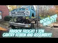 Harbor Freight 1 Ton Gantry assembly and review Is this gantry worth your money Real world use