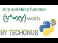 Airy and bairy function graph