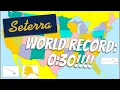 Trying to Beat The US 50 States Seterra Speedrun