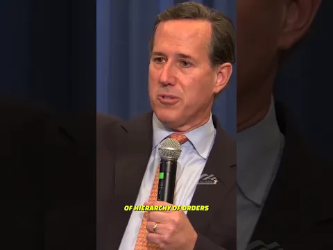 SENATOR RICK SANTORUM: Life is the most important right we have