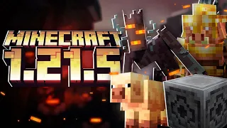 🔥FINALMENTE SAIU! TUDO SOBRE A NOVA ATUALIZAÇÃO 1.21.5!
