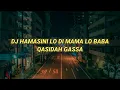 Download Lagu DJ HAMASINI LO DI MAMA LO BABA - QASIDAH GASSA DE ( Lirik + Terjemahan ) - [ Viral TikTok 2021 ]