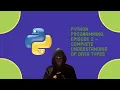Python Programming Episode 2 - Complete understanding of data types