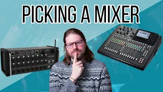 how to choose a live sound mixer