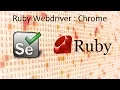 Selenium - Ruby Webdriver Chrome