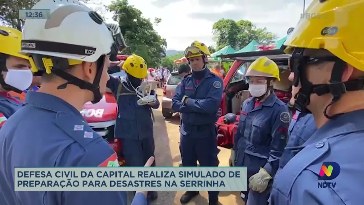 Defesa Civil de Florianópolis realiza simulado de preparação para desastres na Serrinha