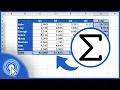 How to Sum a Column in Excel